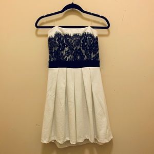 Strapless Lace Dress from ModCloth